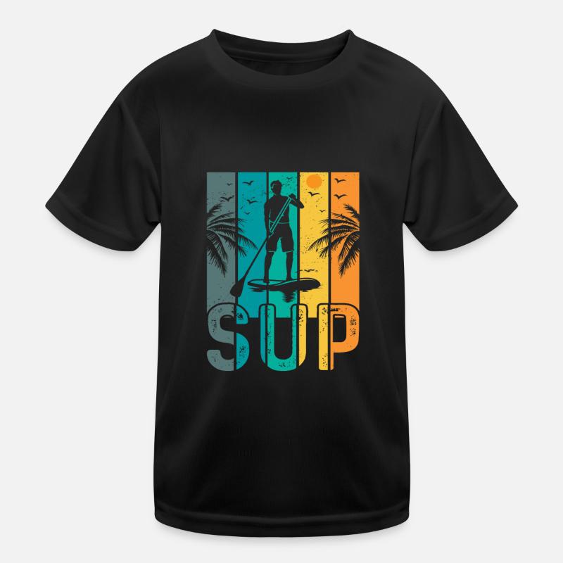 SUP Rétro Stand Up Paddle Boarding T-shirt sport Enfant