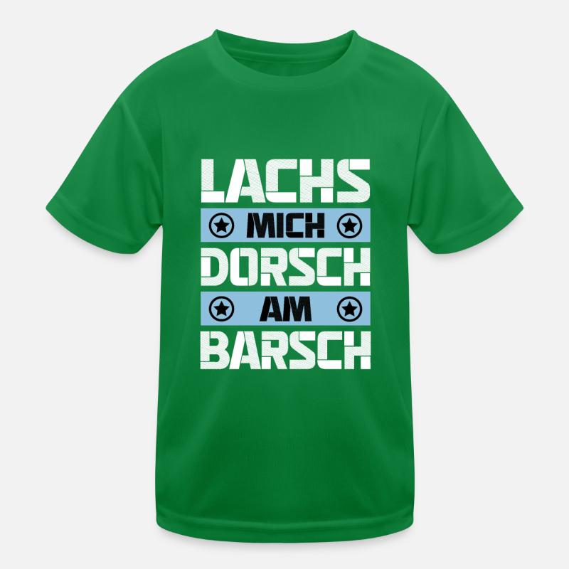 Lachs Mich Dorsch Am Barsch Kinder Funktions-T-Shirt