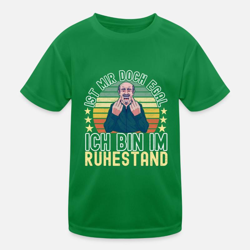 Ruhestand Rente Kinder Funktions-T-Shirt