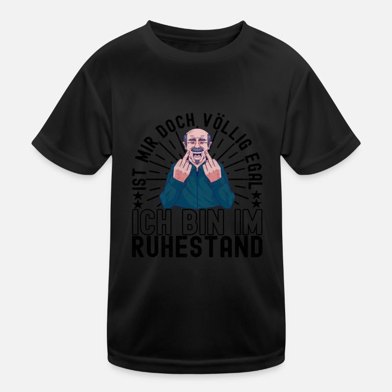 Ruhestand Rente Kinder Funktions-T-Shirt
