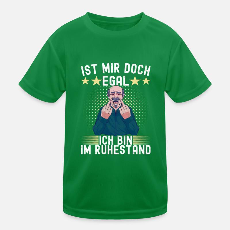 Ruhestand Rente Kinder Funktions-T-Shirt