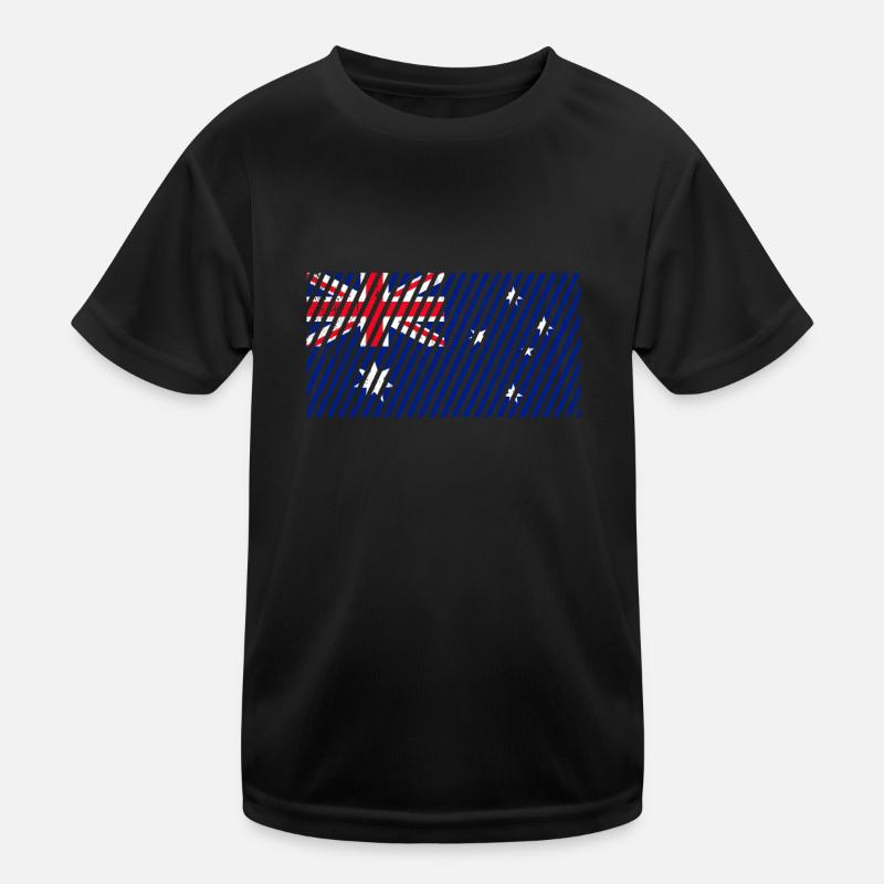 Drapeau australien T-shirt sport Enfant