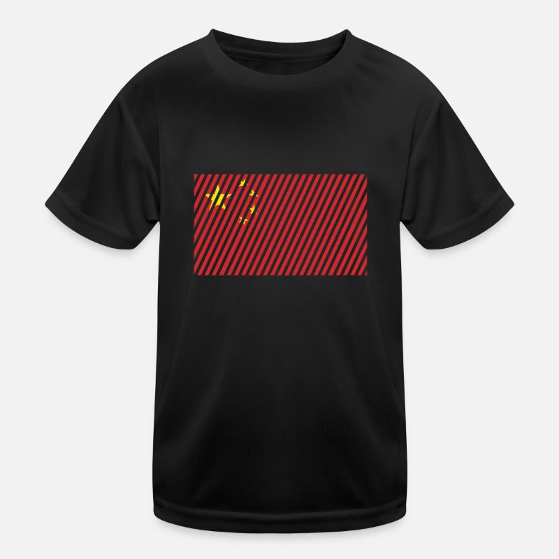 Drapeau de la Chine T-shirt sport Enfant
