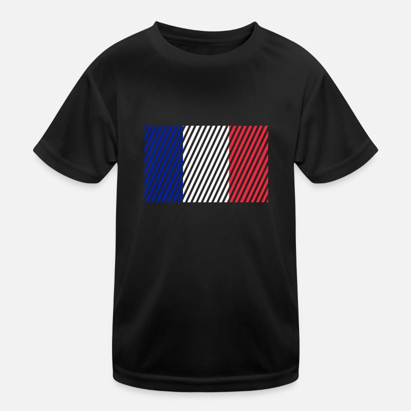 French flag Kids Functional T-Shirt