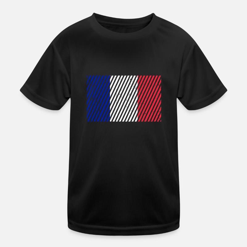 French flag Kids Functional T-Shirt