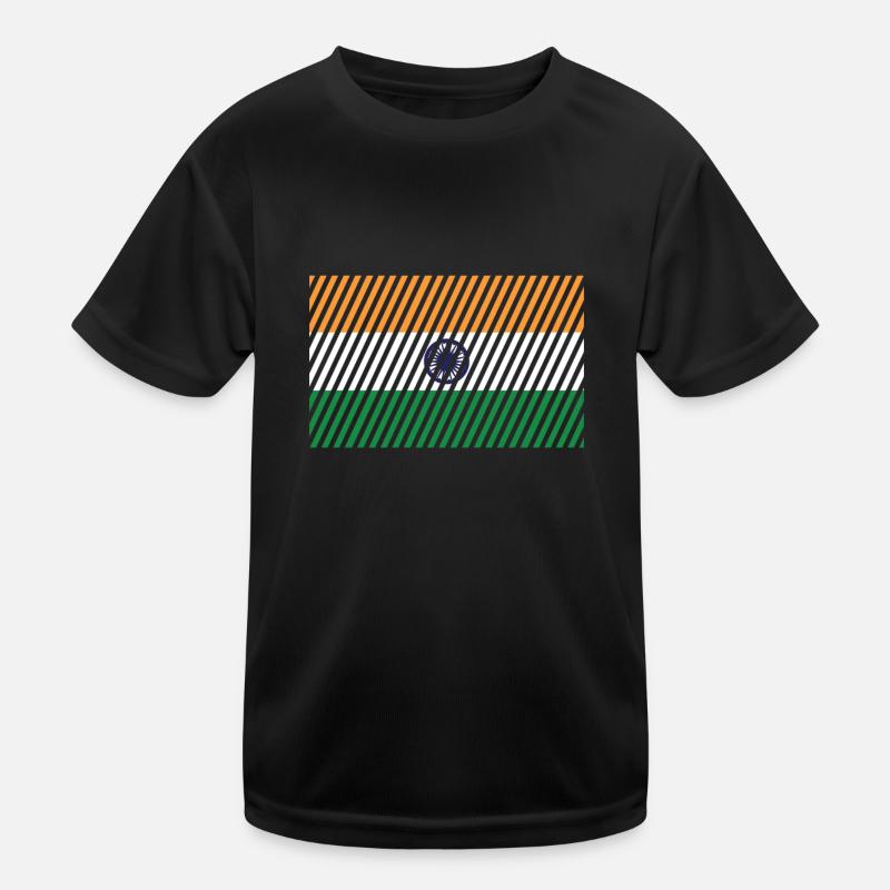 Drapeau de l’Inde T-shirt sport Enfant