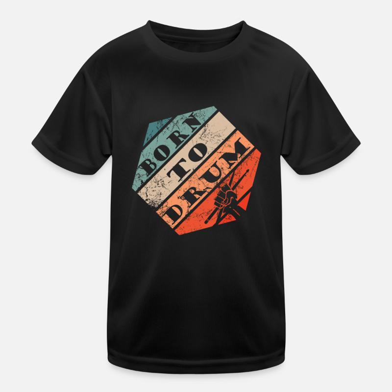 Born to drum - batteur T-shirt sport Enfant
