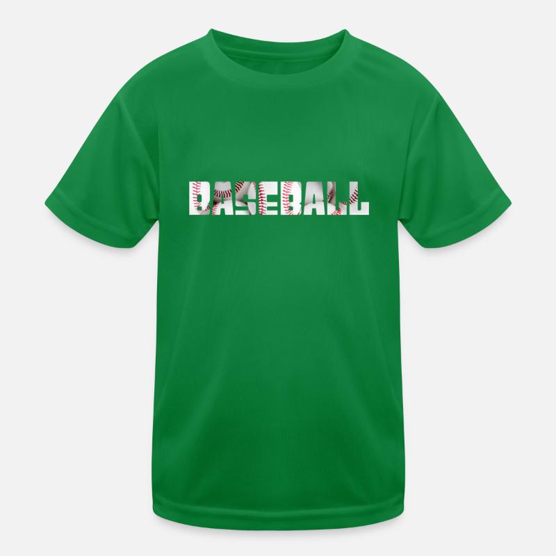 baseball Kinder Funktions-T-Shirt