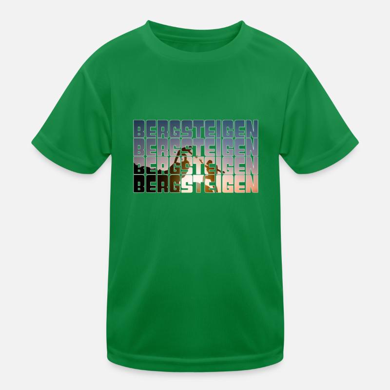 bergsteigen Kinder Funktions-T-Shirt