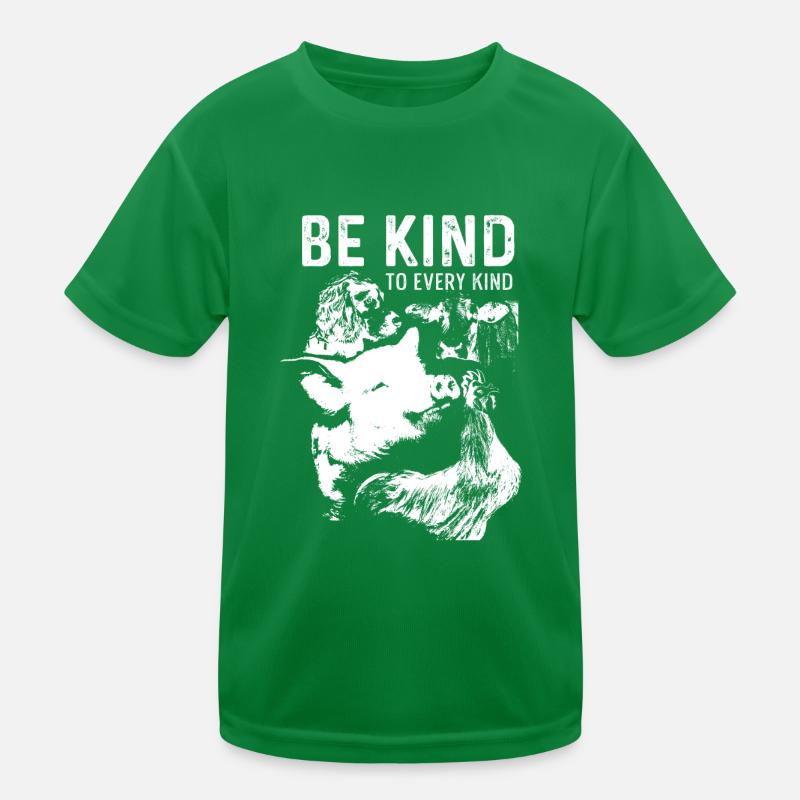 Sei freundlich Vegan Gift Kinder Funktions-T-Shirt