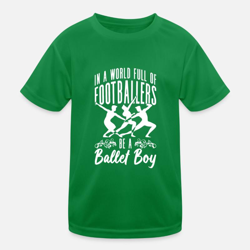 Danseurs de ballet Garçons Danse drôle Ballet T-shirt sport Enfant