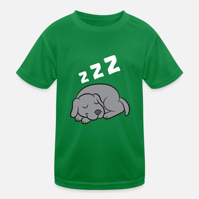 Weimaraner Dog Sleeping Pajama Sleeping Kids Functional T-Shirt