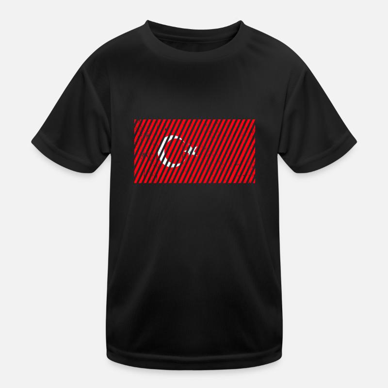 Drapeau de la Turquie T-shirt sport Enfant
