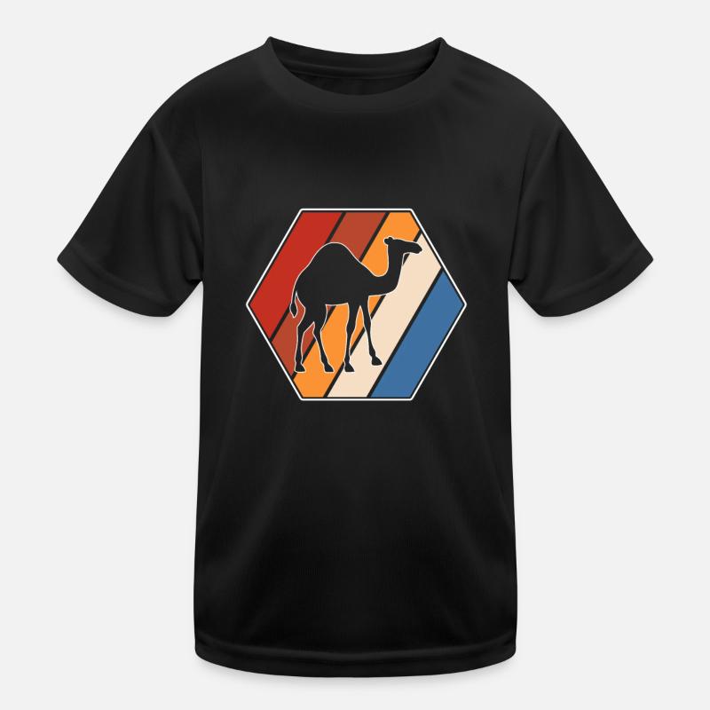 Retro Dromedary Kids Functional T-Shirt