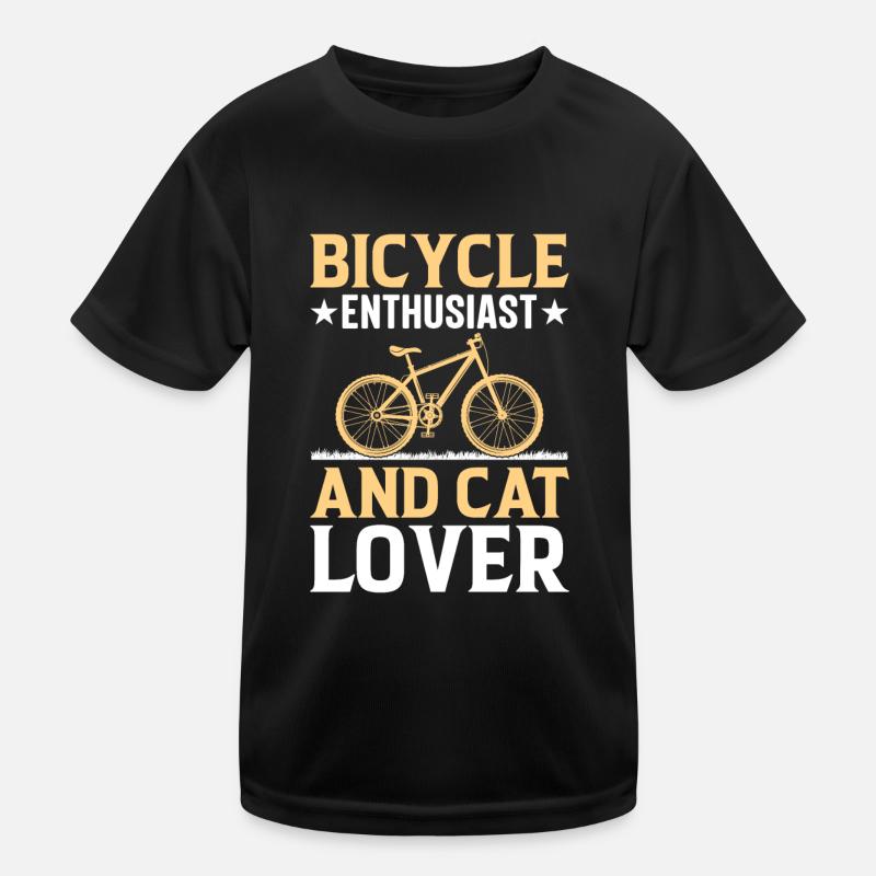 Cyclistes de VTT - Passionnés de vélo et T-shirt sport Enfant