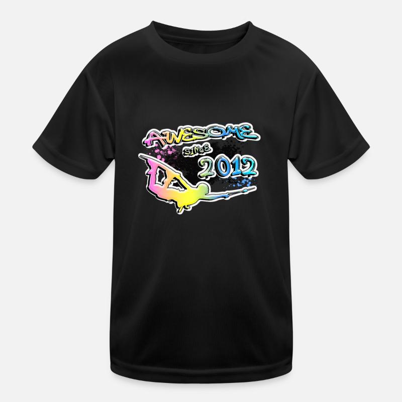 Awesome since 2012. Wakeboard Lifestyle Kids Functional T-Shirt