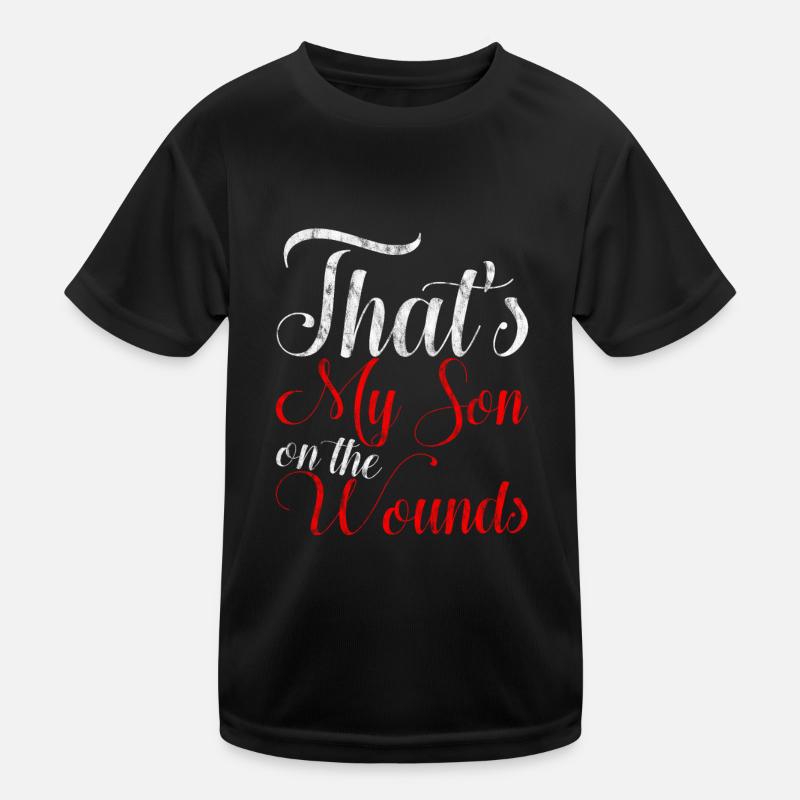 C’est mon fils sur le monticule 3 T-shirt sport Enfant