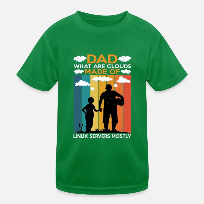What Are Clouds Made Of, Linux Servers Mostly 7 Kids Functional T-Shirt