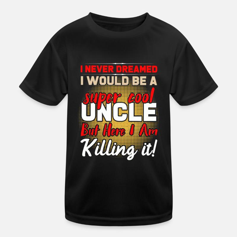 Oncle super cool T-shirt sport Enfant