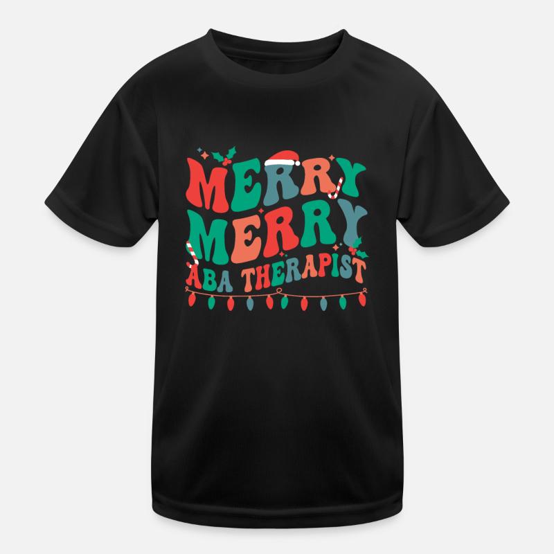 ABA Therapist Christmas Behavior Analysts Xmas Kinder Funktions-T-Shirt