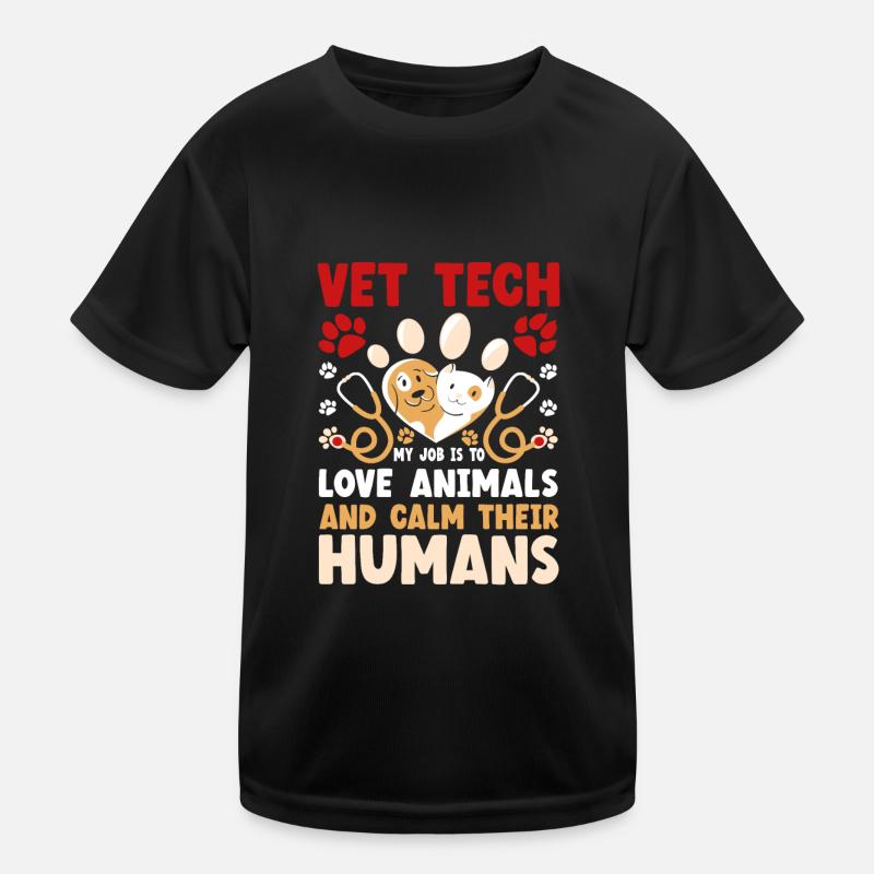 Veterinary Technician Funny Vet Tech Kinder Funktions-T-Shirt