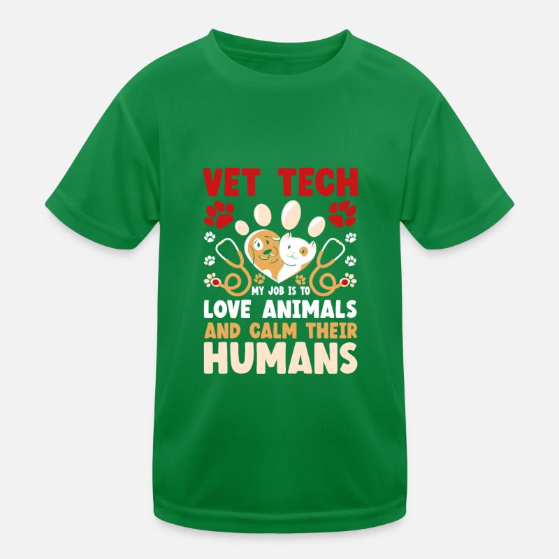 Veterinary Technician Funny Vet Tech Kinder Funktions-T-Shirt