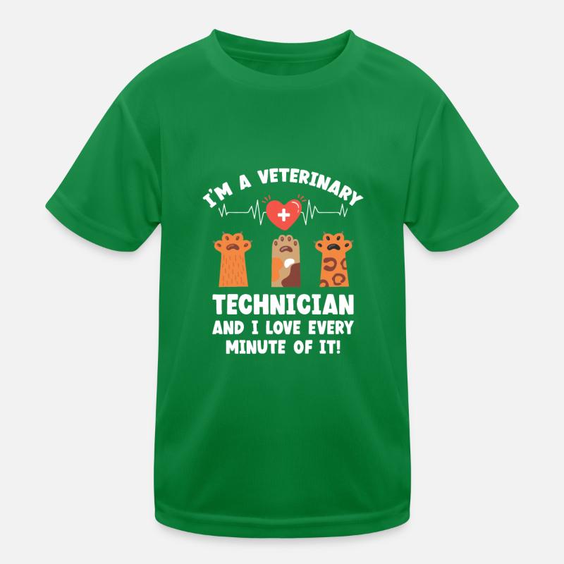 I'm A Veterinary Technician Vet Tech Kinder Funktions-T-Shirt