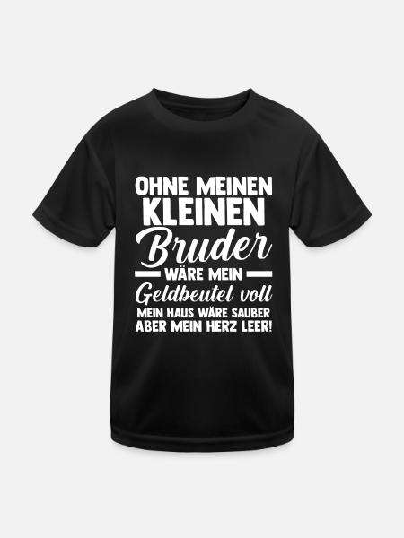 Geschwister Familie Schwestern Schwester - Kinder Funktions-T-Shirt - Schwarz - Vorne