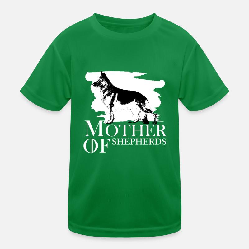 Mutter der Hirten Hundebesitzer Gift Kinder Funktions-T-Shirt