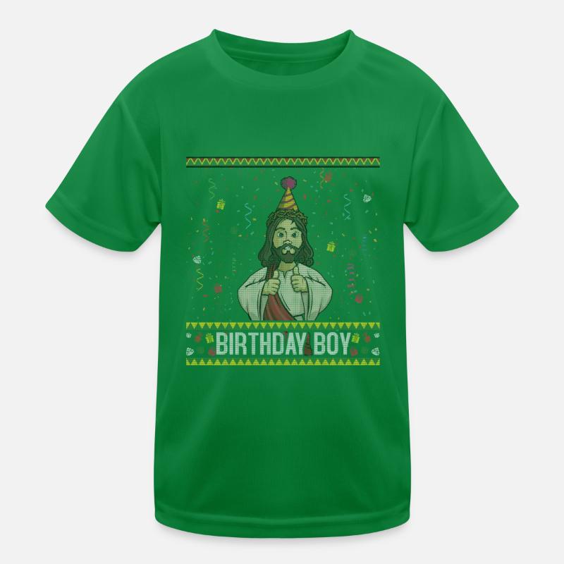 Moche Noël Décembre Joyeux Naissance Garçon Jésus T-shirt sport Enfant