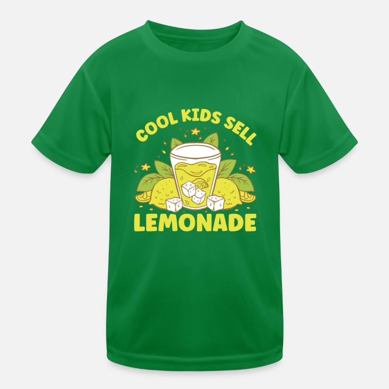 Limonadenständer Zitronensaft Hausgemachte Kinder Funktions-T-Shirt