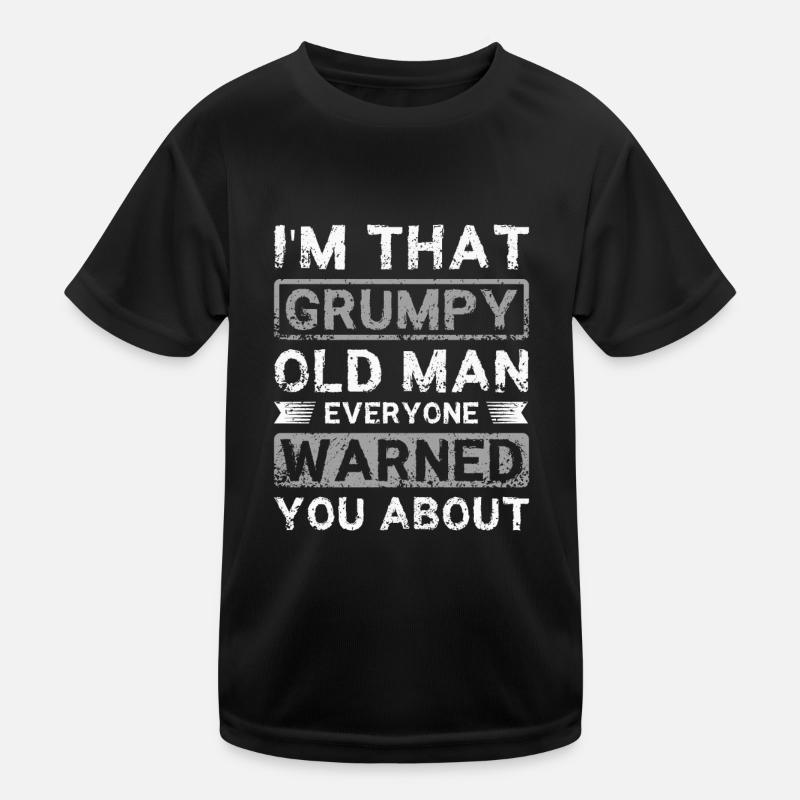 I'm that grumpy old man - Kids Functional T-Shirt - black