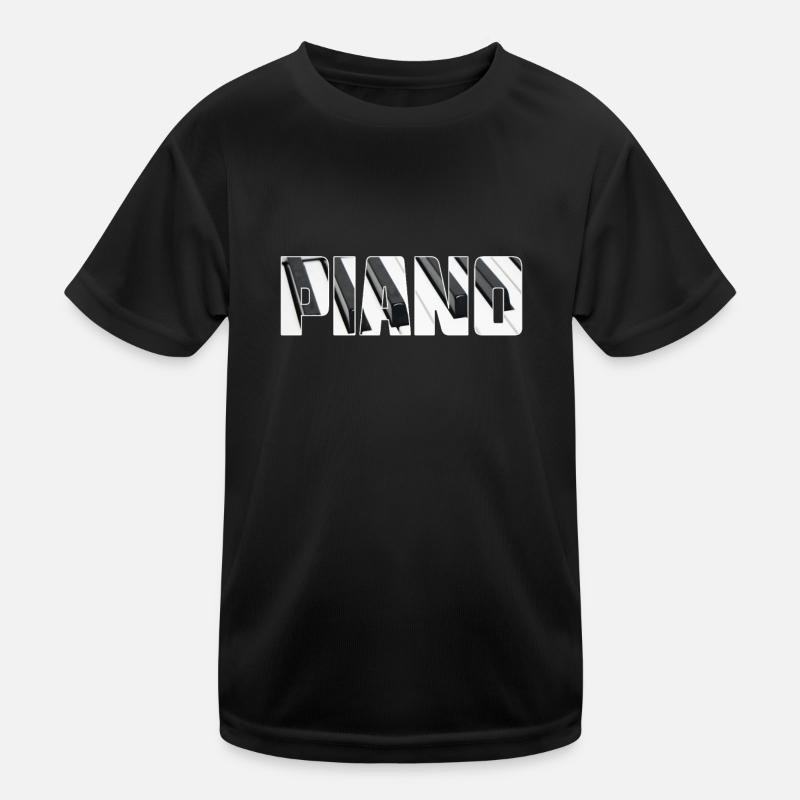 Klavier Kinder Funktions-T-Shirt