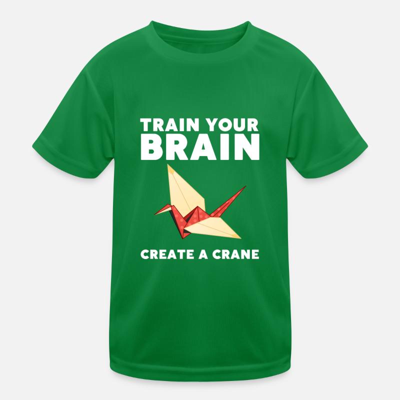 Artisanat de pliage de papier japonais Origami Master T-shirt sport Enfant