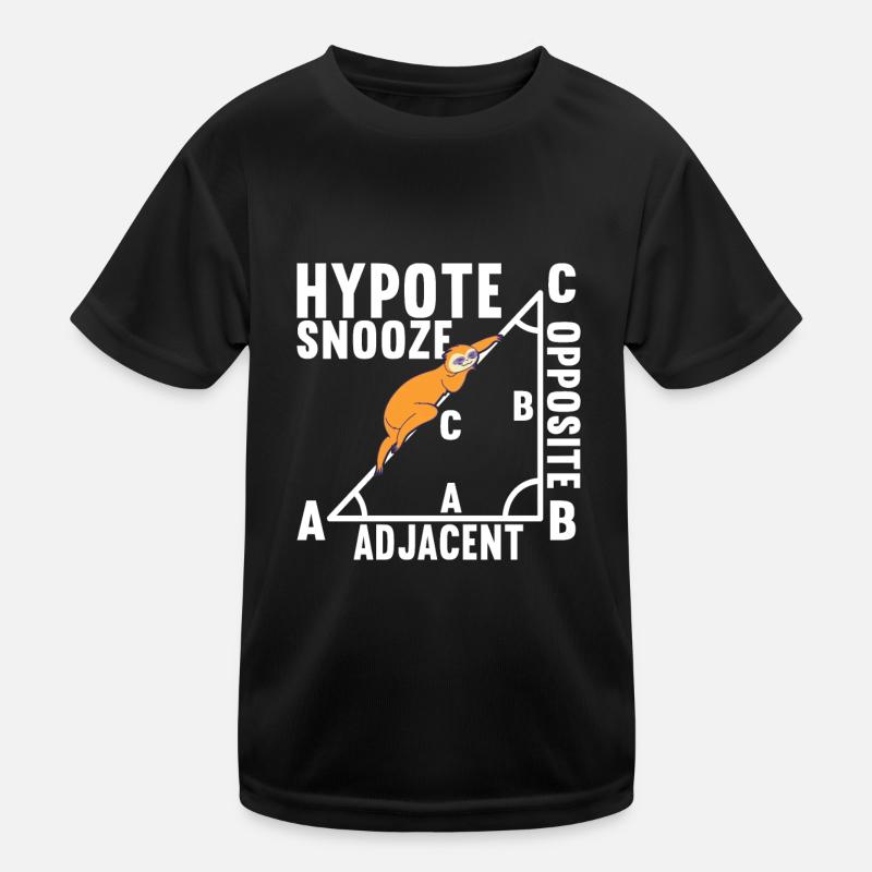 Mathe Mathelehrer - Kinder Funktions-T-Shirt - Schwarz