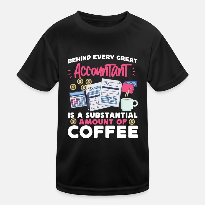 Accountant Bookkeeper Accounting Kinder Funktions-T-Shirt