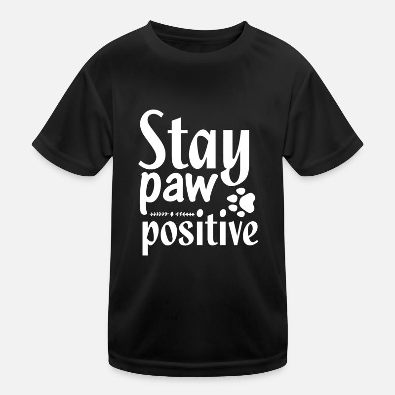 Restez patte positive T-shirt sport Enfant