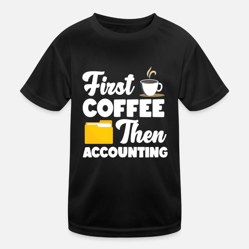 Comptable Comptable Comptable - T-shirt sport Enfant - noir