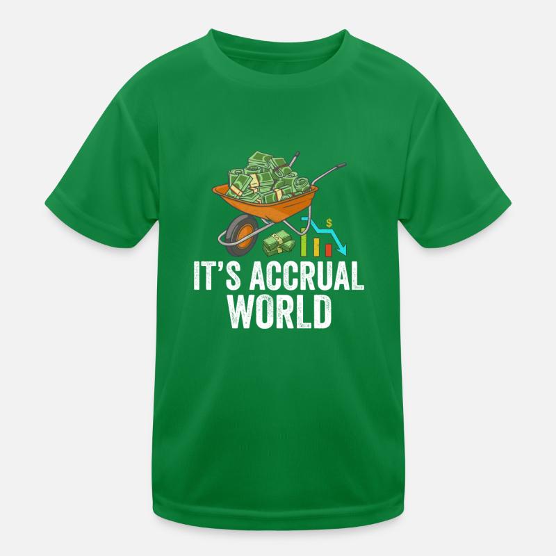 C’est drôle que le jeu de mots comptable mondial de la comptabilité d’exercice T-shirt sport Enfant