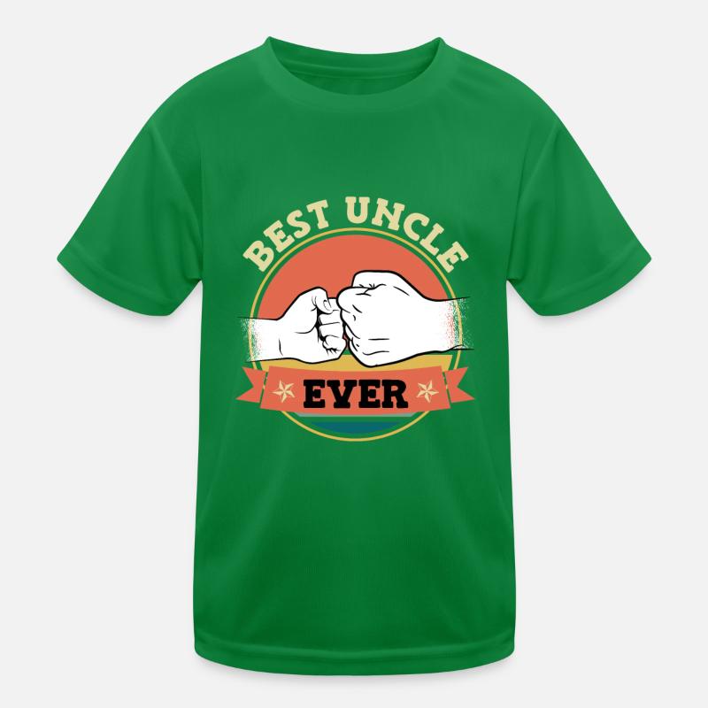 Best Uncle Ever Kids Functional T-Shirt