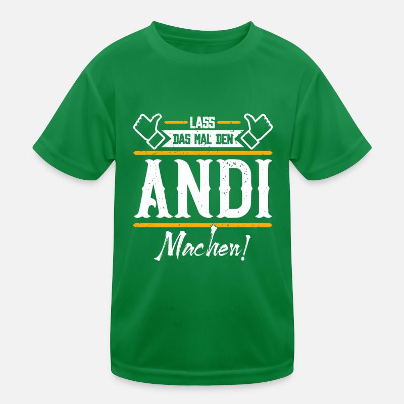Andi Geschenkidee Geschenk Geburtstag Kinder Funktions-T-Shirt