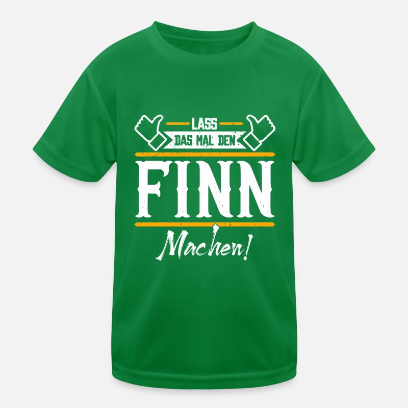 Finn Geschenkidee Geschenk Geburtstag Kinder Funktions-T-Shirt