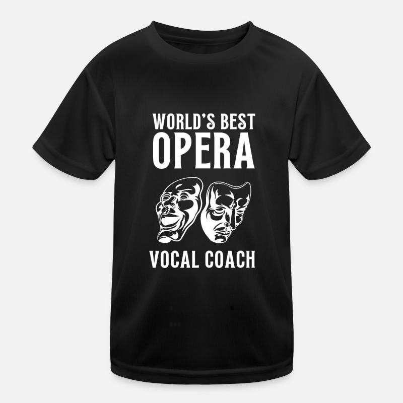 Tenor Singer Choir Vocalist Theatre Student, Opera Kids Functional T-Shirt
