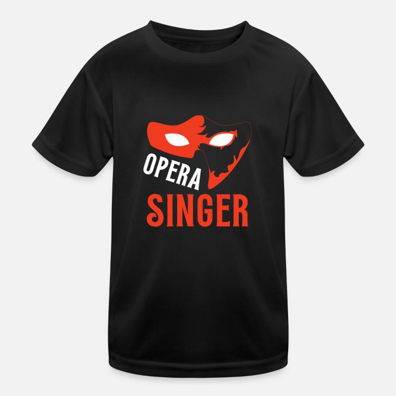 Tenor Singer Choir Vocalist Theatre Student, Opera Kids Functional T-Shirt