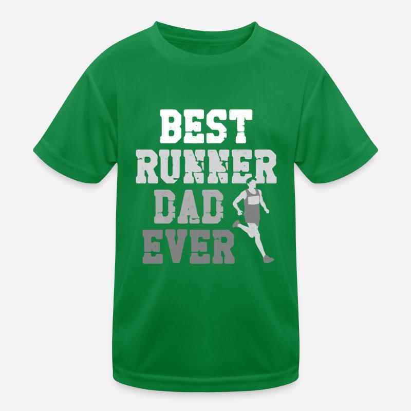Running Runner Half Marathon Dad Kinder Funktions-T-Shirt