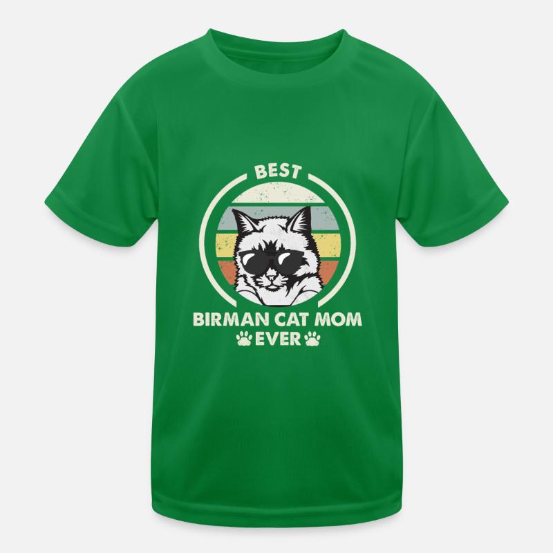 Maman chat - Chat birman T-shirt sport Enfant
