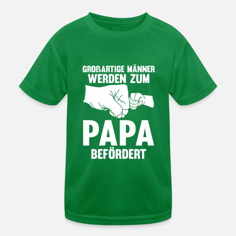 Vater Papi Papa Kinder Funktions-T-Shirt