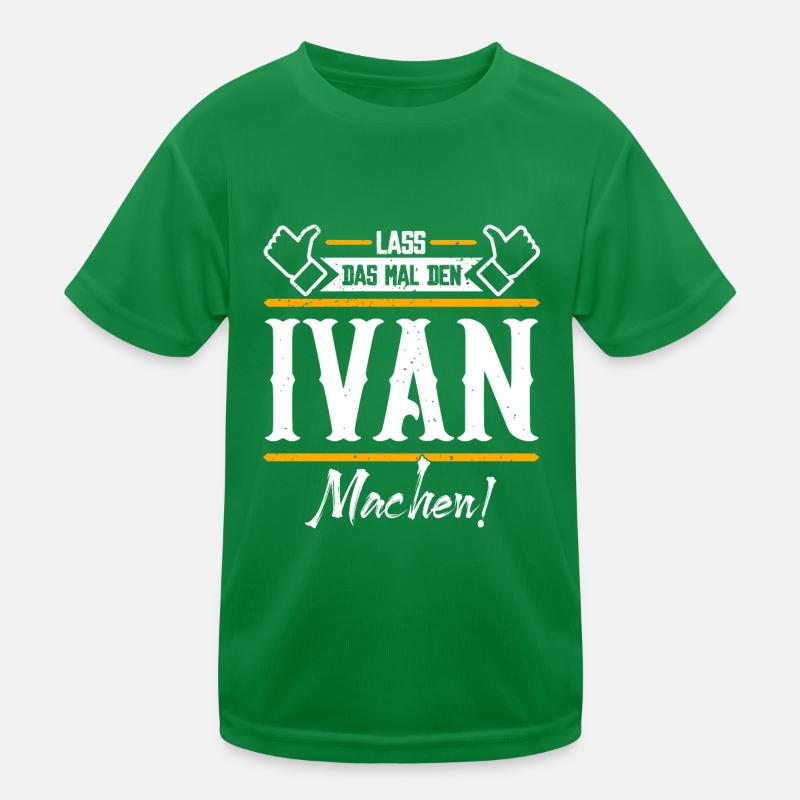 Ivan Geschenkidee Geschenk Geburtstag Kinder Funktions-T-Shirt