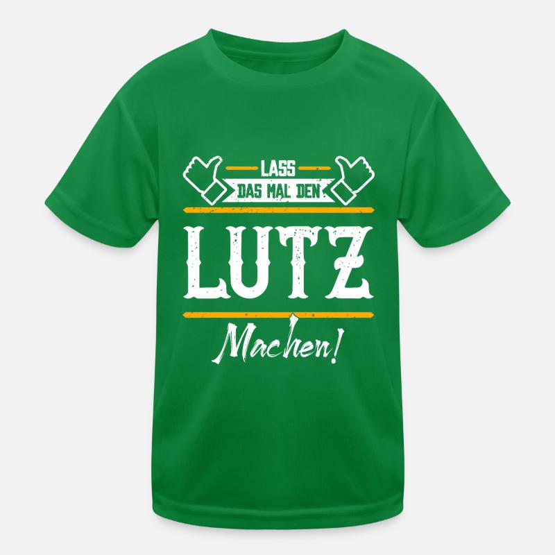 Lutz Geschenkidee Geschenk Geburtstag Kinder Funktions-T-Shirt