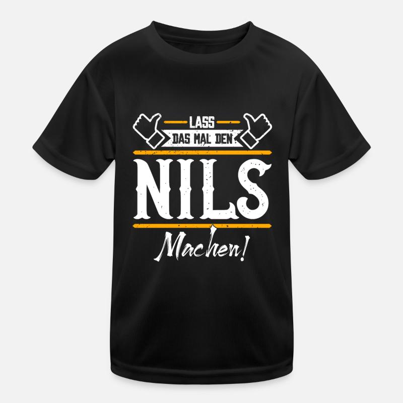 Nils Geschenkidee Geschenk Geburtstag Kinder Funktions-T-Shirt